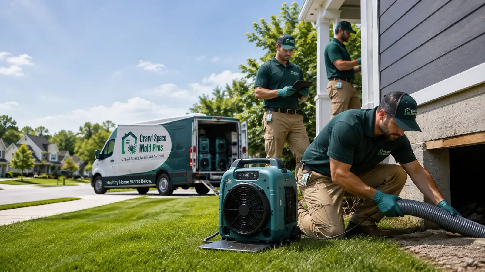 Crawl Space Mold Removal in Becker, MN